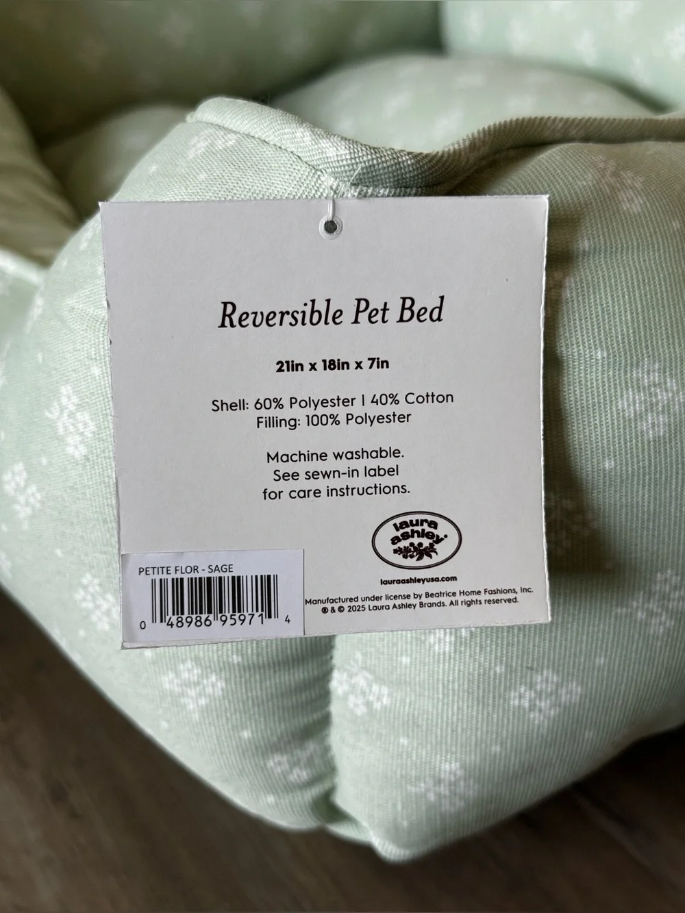 Laura Ashley Floral Pet Bed